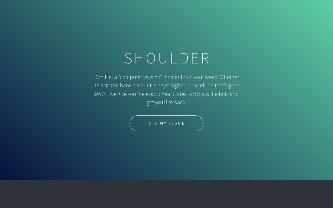 Carrd profile picture for @shoulder
